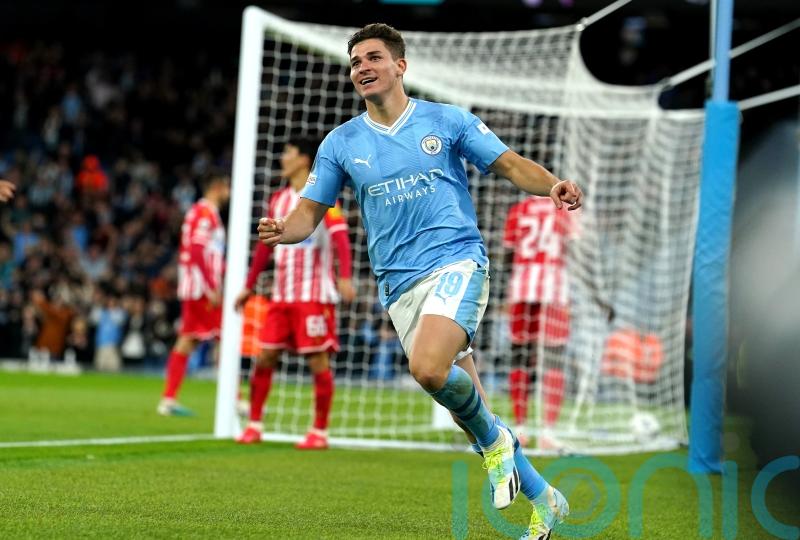 Julian Alvarez relishing Erling Haaland link-up as Man City launch CL defence