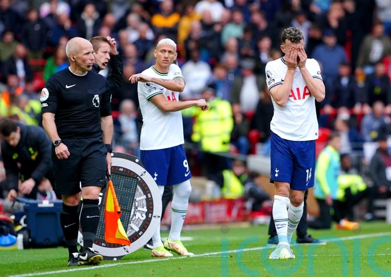 Ivan Perisic could miss rest of Tottenham’s season with knee injury