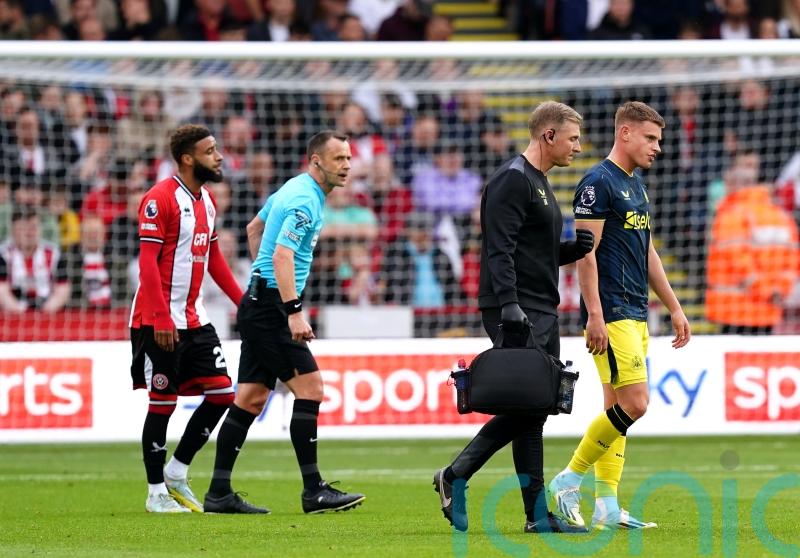 Newcastle to be without injured Harvey Barnes for ‘months rather than weeks’