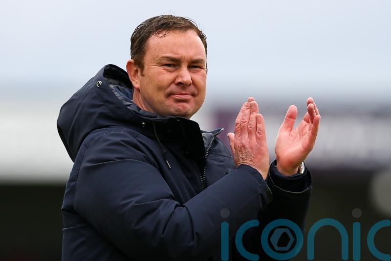 Derek Adams applauds Morecambe’s display in win at Colchester