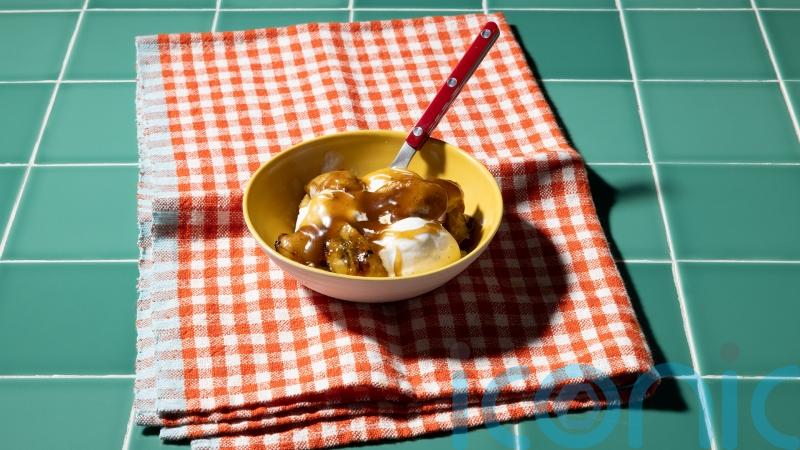 Bananas Foster flambé recipe from Brie Larson’s new TV show Lessons In Chemistry
