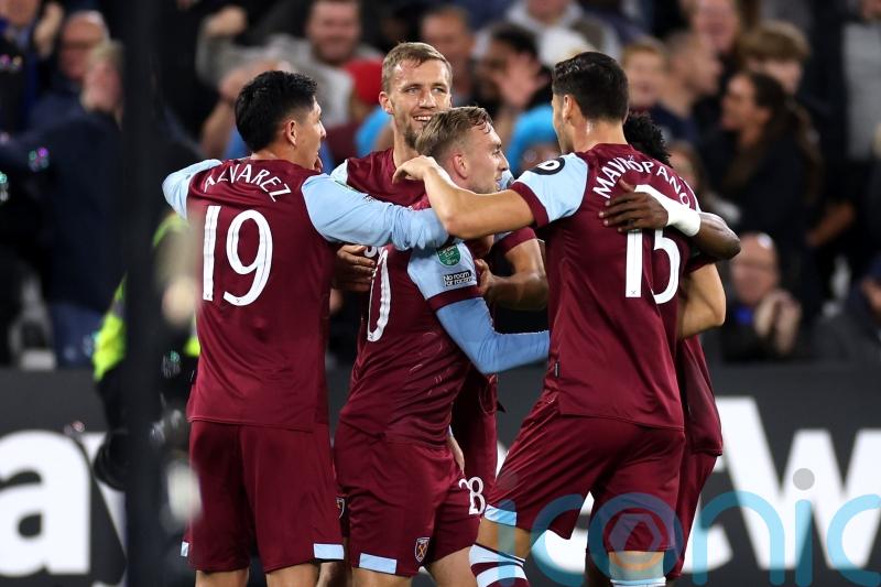 West Ham hammer Arsenal on Declan Rice’s return to reach quarter-finals