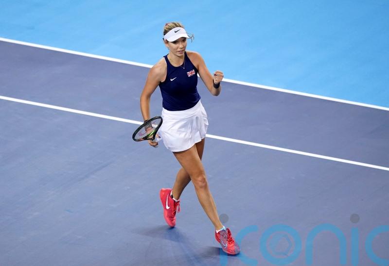 Katie Boulter rescues Great Britain after attack of nerves hinders Jodie Burrage