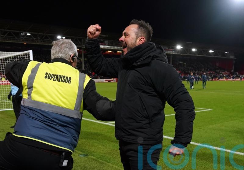 Brighton boss explains ‘big, big celebration’ and says no disrespect was meant