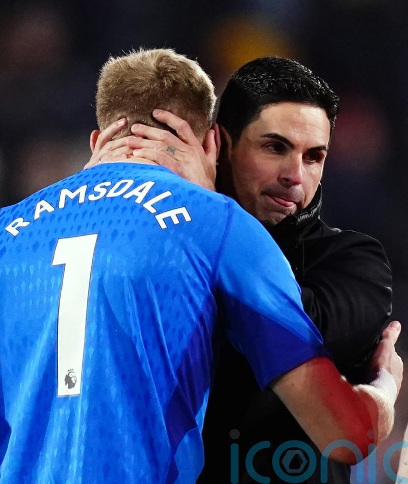 Mikel Arteta hails Aaron Ramsdale despite errors in Arsenal’s win over Brentford