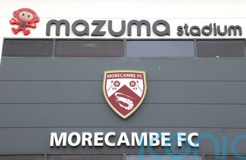 Ged Brannan salutes Morecambe’s effort in late draw at home to Harrogate