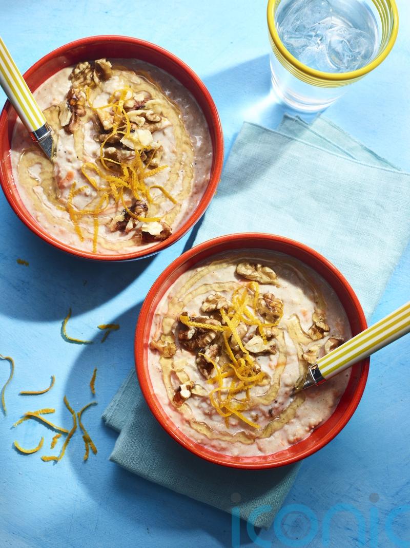 Nathan Anthony’s slow cooker carrot cake overnight oats