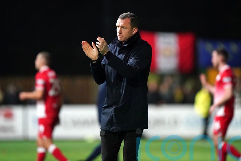 Neill Collins applauds Barnsley’s first-half display in win over Bristol Rovers