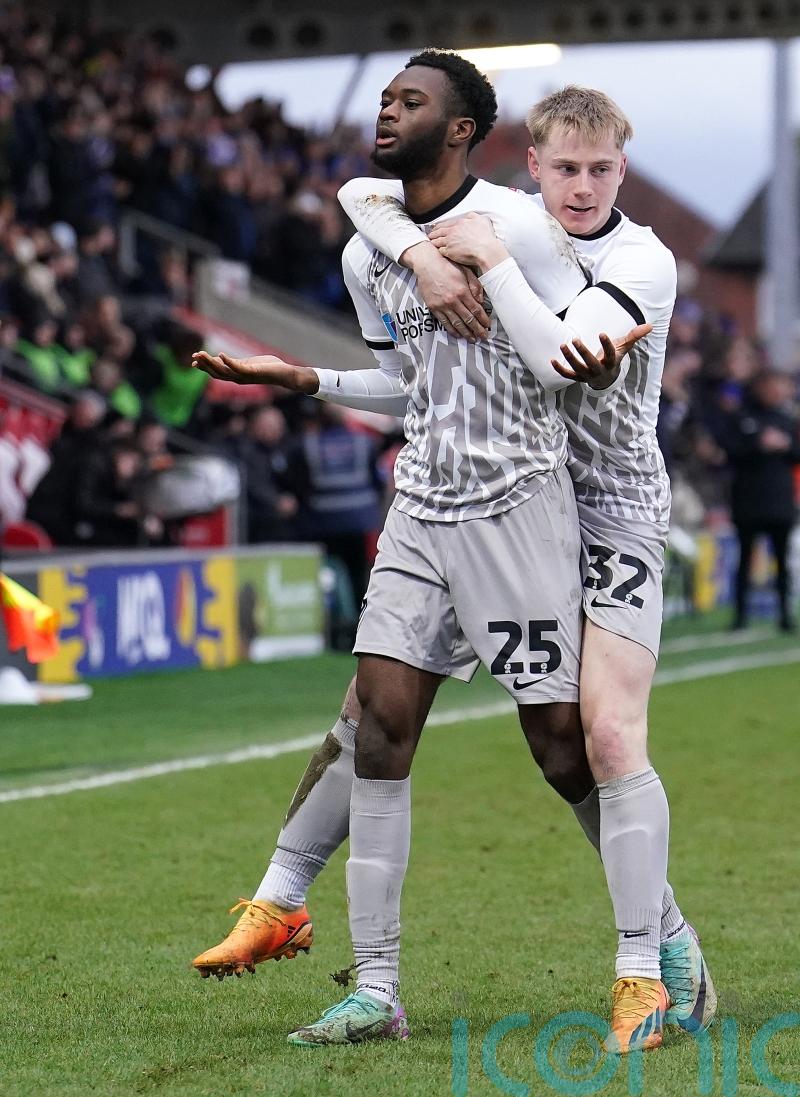 Abu Kamara’s goal gives leaders Pompey victory over bottom club Fleetwood