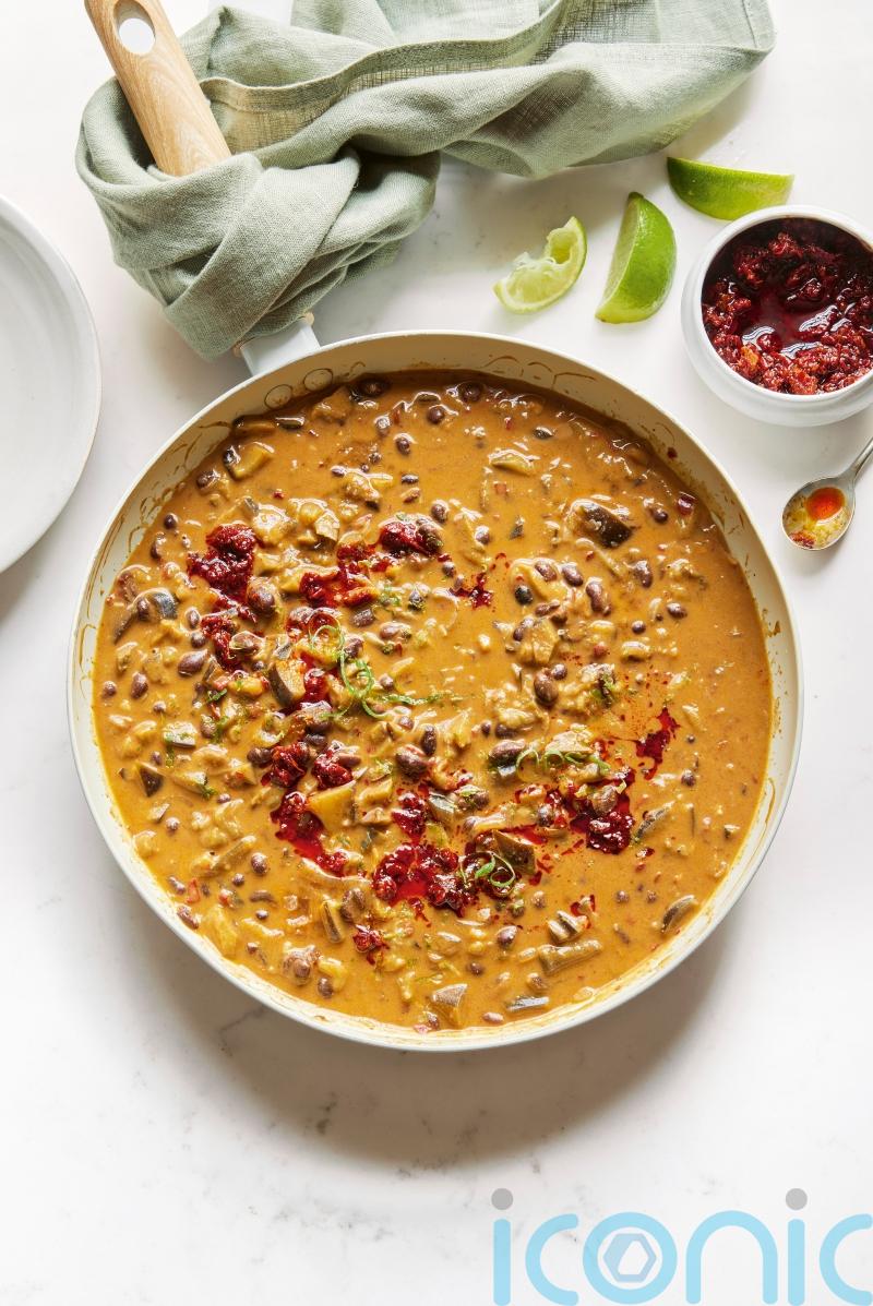 Ella Mills’ creamy black bean and harissa stew