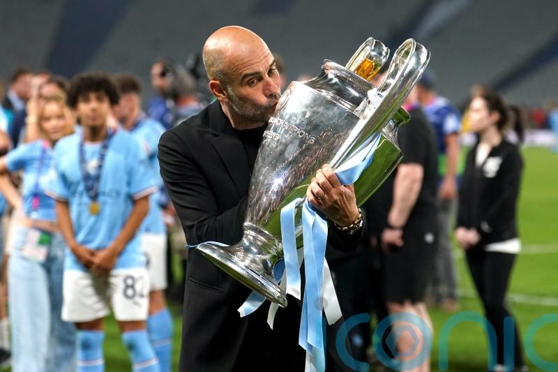Pep Guardiola &lsquo;99.99&rsquo; per cent certain Man City repeat treble will not happen