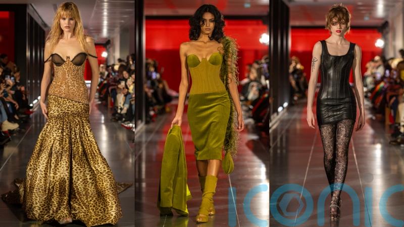Ukrainian designer Frolov throws it back to the Noughties at London Fashion Week