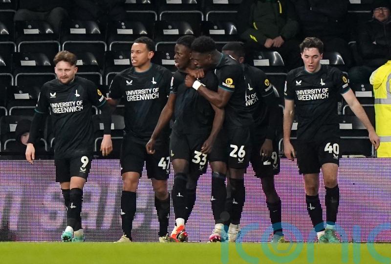 Karoy Anderson’s first senior goal secures shock Charlton victory at Derby