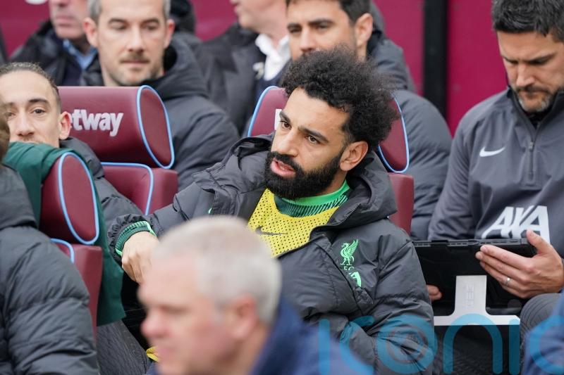 Mo Salah left on the bench as Liverpool’s title hopes hit further at West Ham