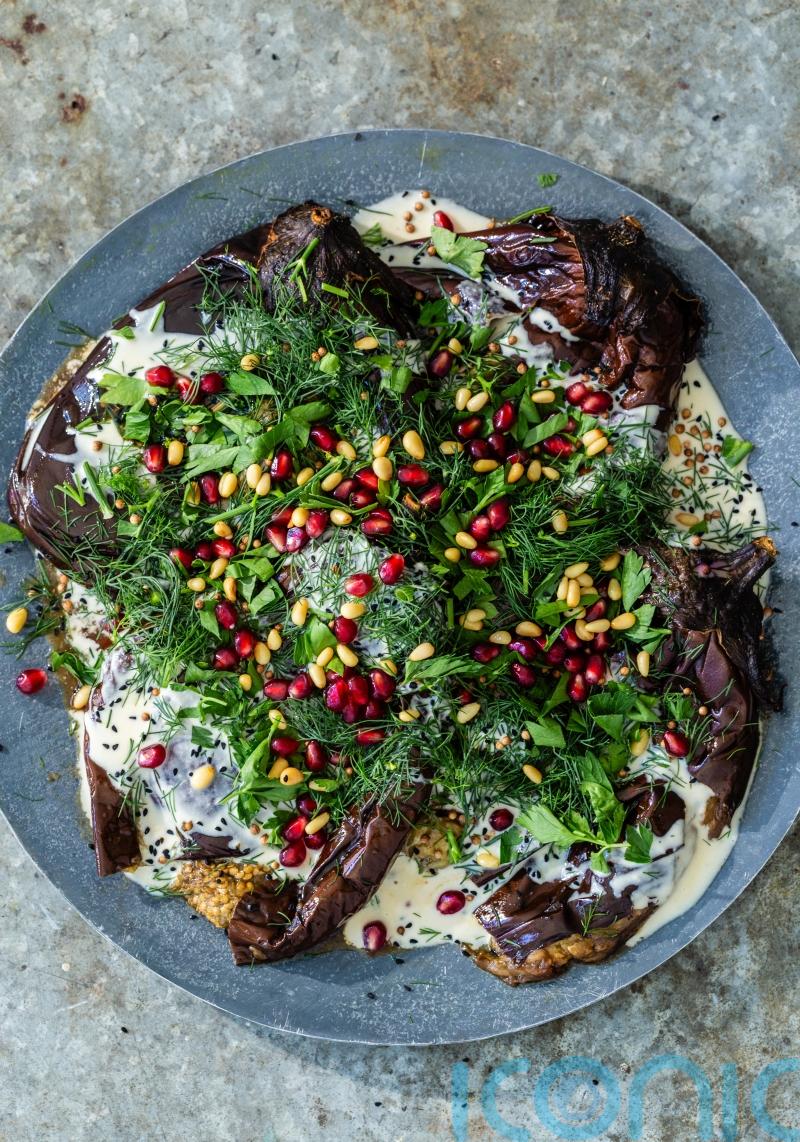 Fadi Kattan’s aubergines roasted with tahinia recipe