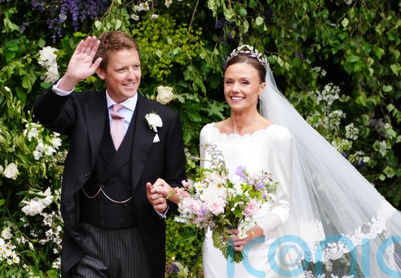 Blue shoes and bright hues: Everything you need to know about the society wedding of the year