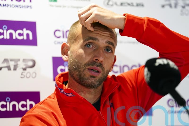 Dan Evans retires during opening match at Queen’s after slipping on court
