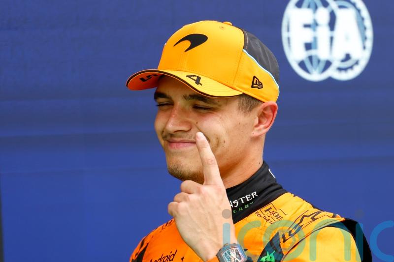 Lando Norris overcomes McLaren fire drama to snatch pole ahead of Max Verstappen