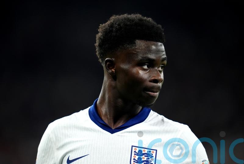 Bukayo Saka insists he is not the answer to England’s left-back issues
