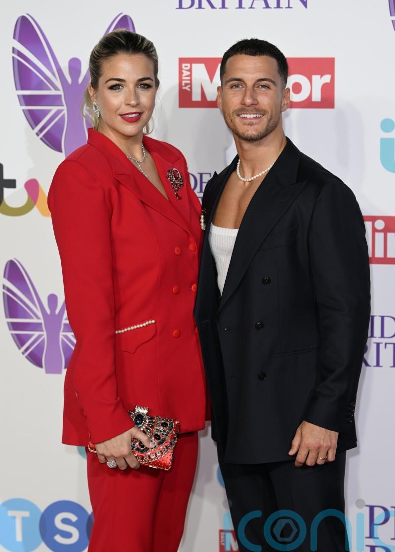 Couple Gemma Atkinson and Gorka Marquez prepare to back home teams in Euro final