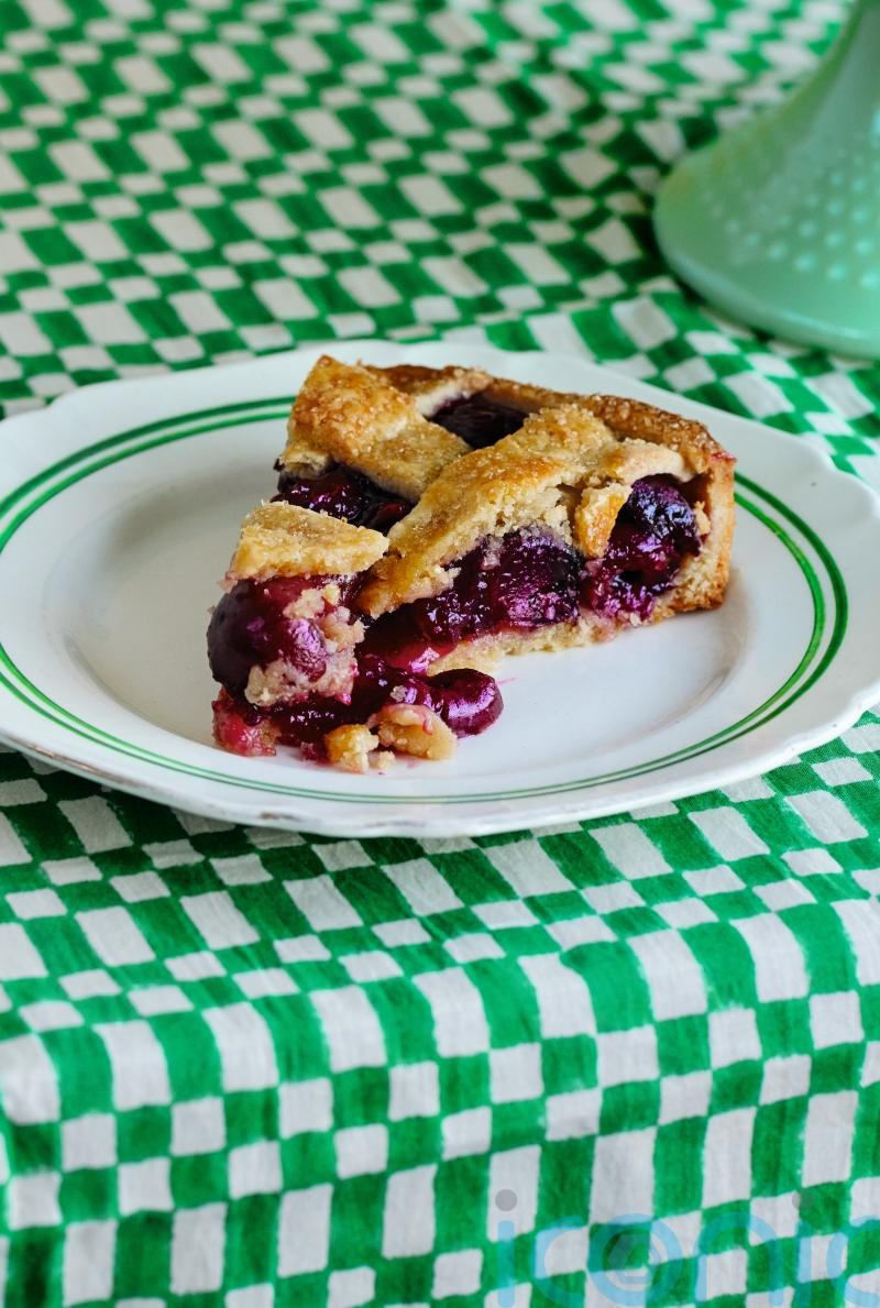 Ruby Bhogal’s cherry and almond pie recipe