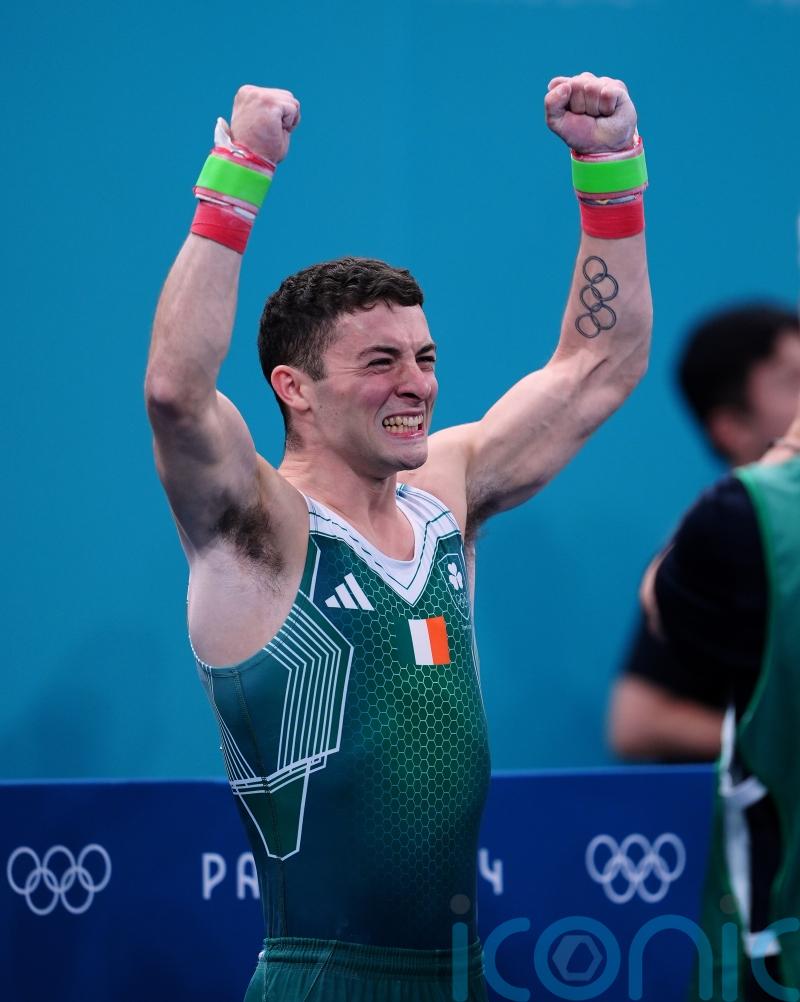 Dara O&rsquo;Briain among stars celebrating historic gymnastics gold for Ireland