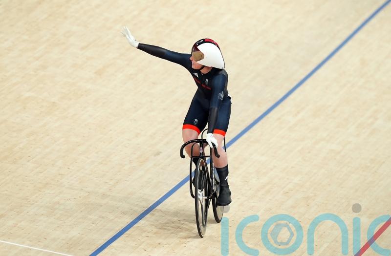 Great Britain’s Emma Finucane adds keirin bronze to team sprint gold