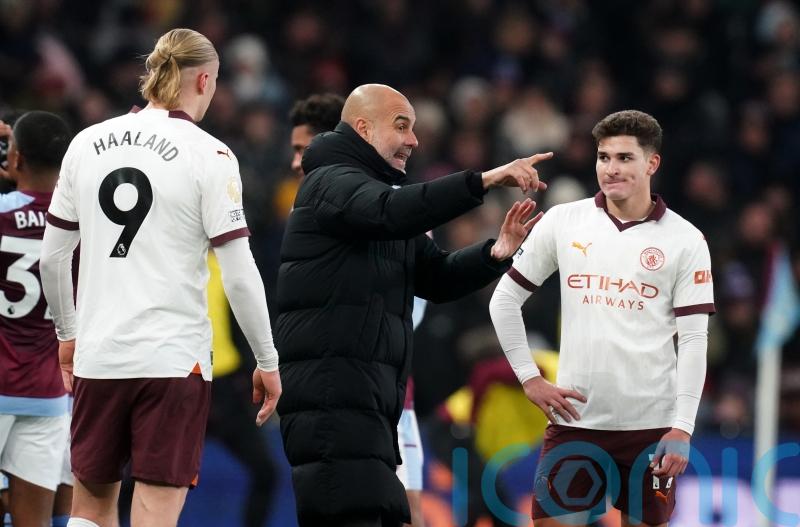 Man City boss Pep Guardiola hopes Julian Alvarez finds ‘happiness’ at Atletico