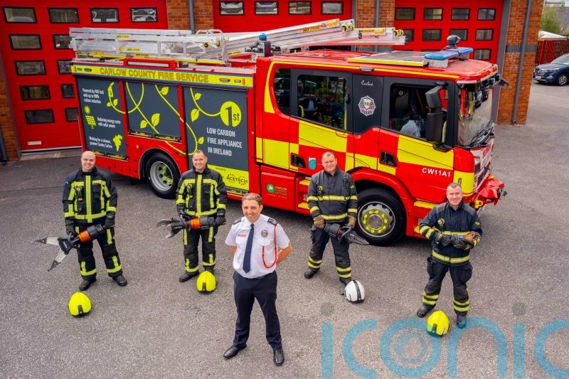 High-tech fire engine runs on treated vegetable oil
