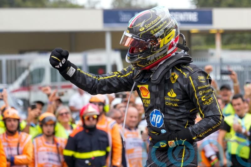 Charles Leclerc and Ferrari victorious at Italian Grand Prix