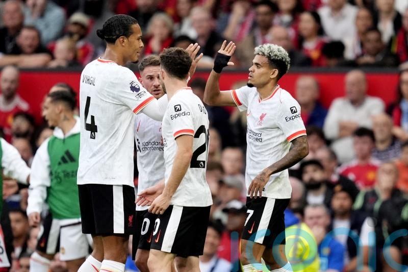 Luis Diaz scores twice as Arne Slot&rsquo;s Liverpool win at rivals Manchester United
