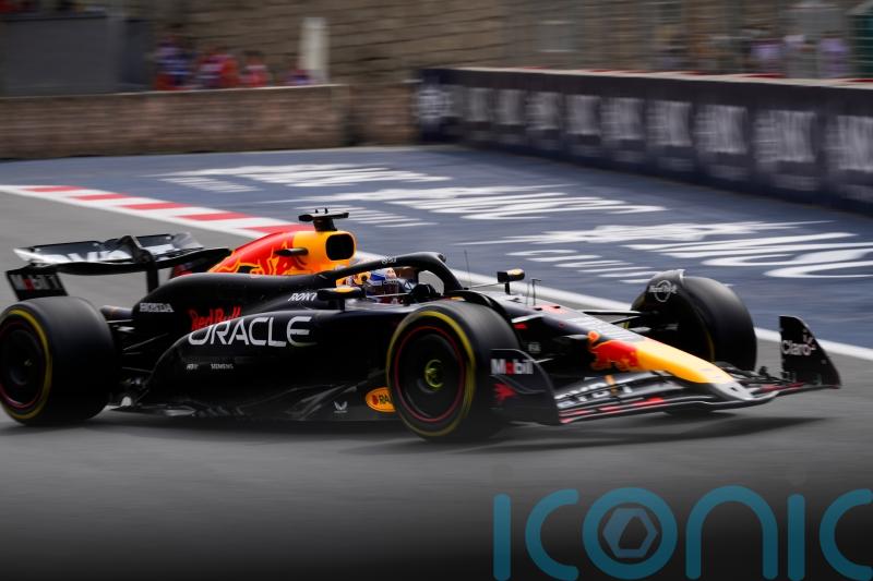 Max Verstappen sets blistering pace in first practice in Azerbaijan