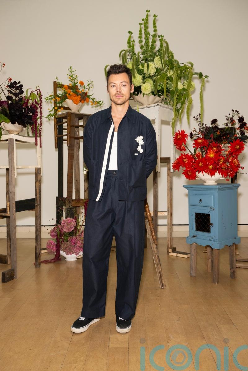 Harry Styles sits on the front row at SS Daley’s womenswear debut
