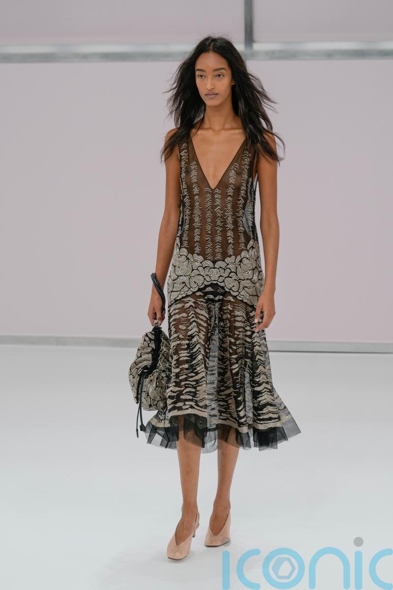 Fendi channels Nineties Kate Moss minimalism with sheer show at Milan Fashion Week