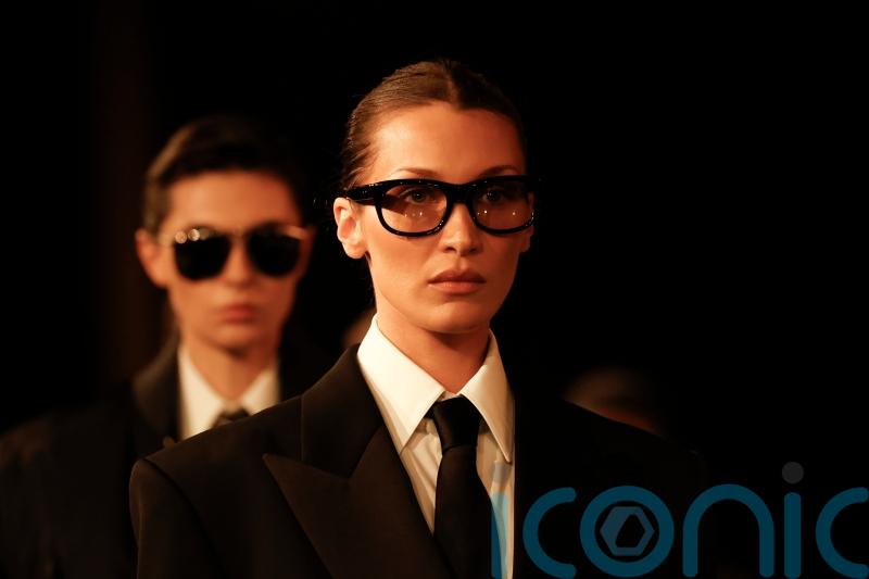 Bella Hadid walks the Saint Laurent runway after 2-year hiatus