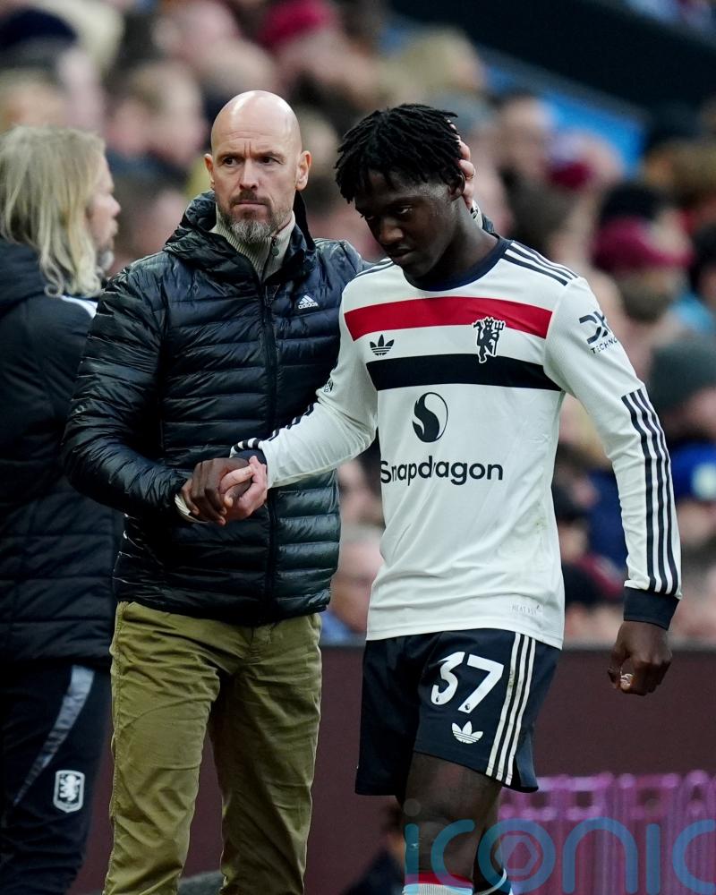 Manchester United midfielder Kobbie Mainoo out for ‘a few weeks’ with injury