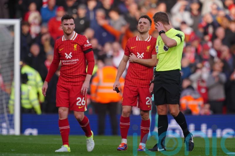 Liverpool boss Arne Slot rules out Diogo Jota for Arsenal clash