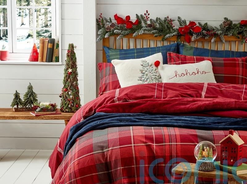 How to transform a bland bedroom into a cosy, festive space