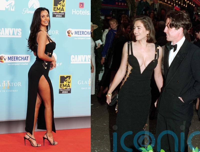 Maya Jama pays homage to Liz Hurley at EMA Awards