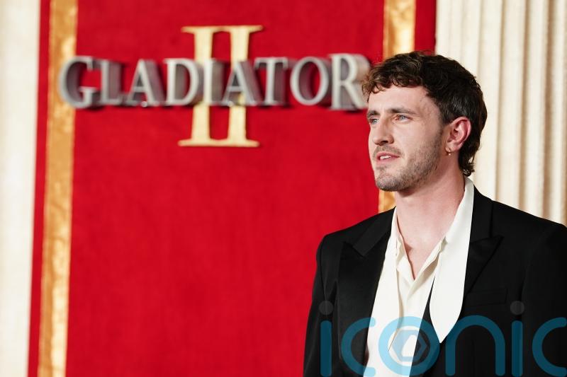 Paul Mescal sports his suave 70s style alongside King at Gladiator 2 premiere