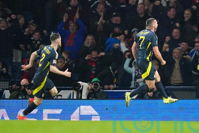 John McGinn Scotland’s super-sub in win over 10-man Croatia