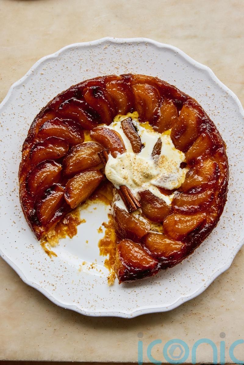 Marcus Wareing’s apple tarte tatin with nutmeg cream recipe