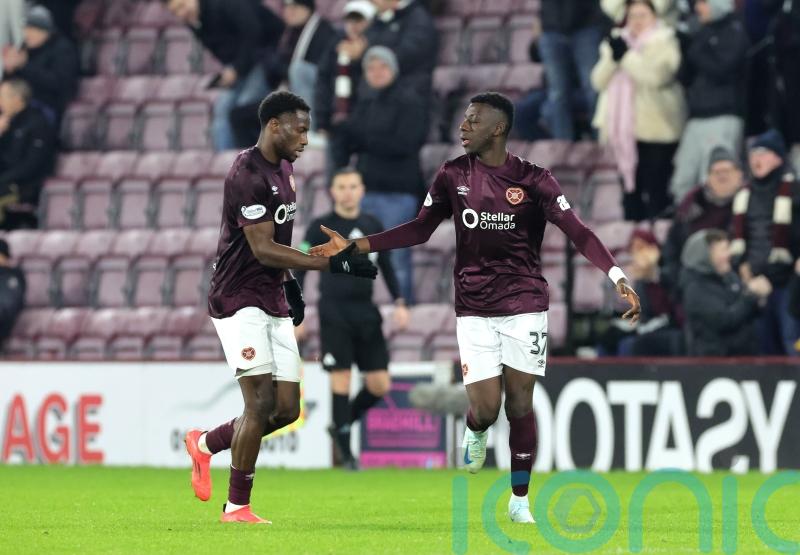 Musa Drammeh earns struggling Hearts a point against Aberdeen