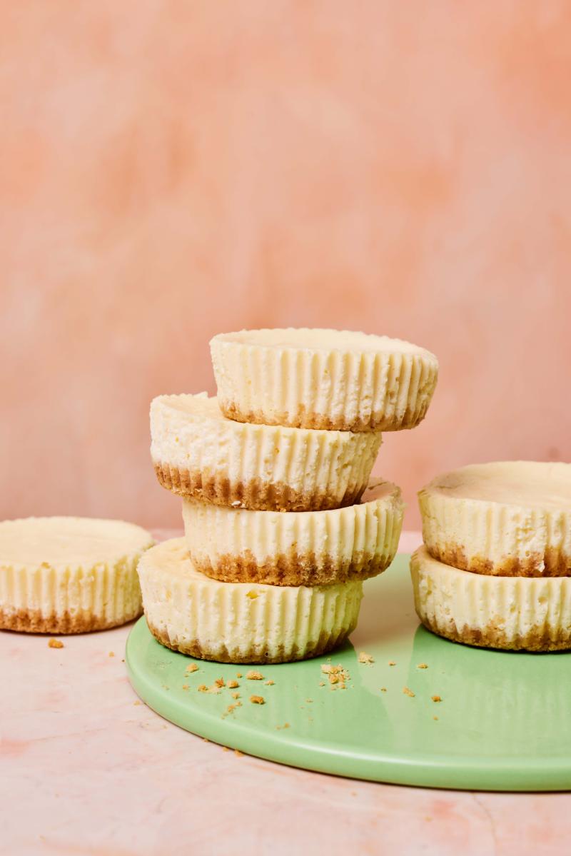 Mini vanilla New York-style cheesecake recipe