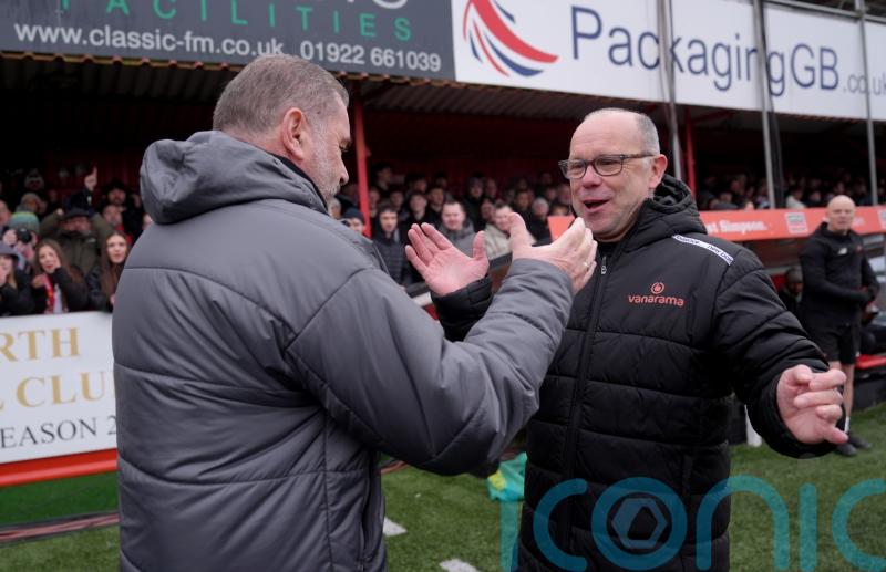 Andy Peaks ‘immensely proud’ as Tamworth take Tottenham to extra-time in defeat