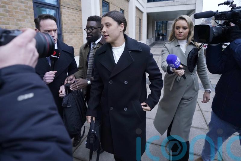 Chelsea’s Sam Kerr appears in court for harassment case hearing