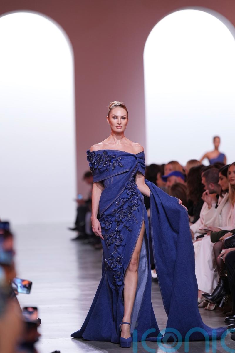 Former Victoria’s Secret Angels take to Elie Saab’s haute couture runway
