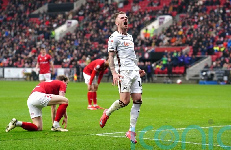 Josh Tymon earns Swansea victory as Bristol City’s play-off hopes take a hit