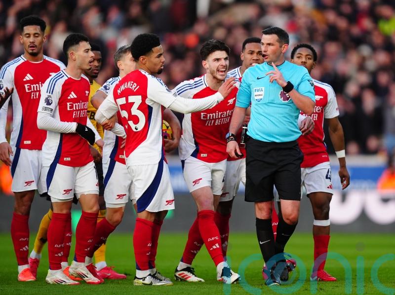 Arsenal fined £65,000 for reaction to Myles Lewis-Skelly red card