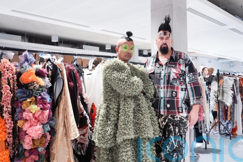 King Charles and eco-design duo turn Sandringham recycling into London Fashion Week collection
